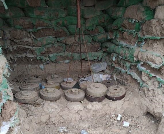 Полицейские обнаружили большое количество мин в Ходжавенде - ФОТО