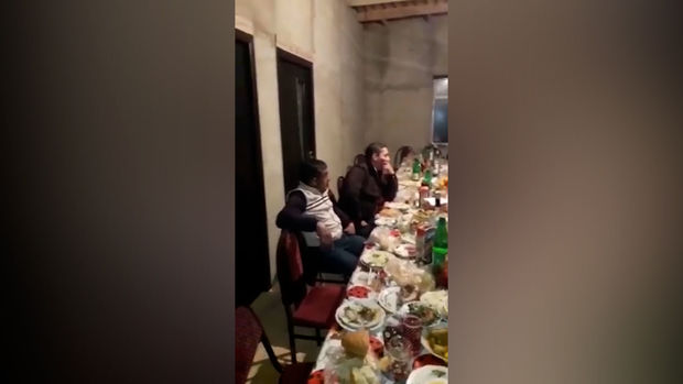 Salyanda nişan mərasimi keçirənlər cərimələndi - VİDEO