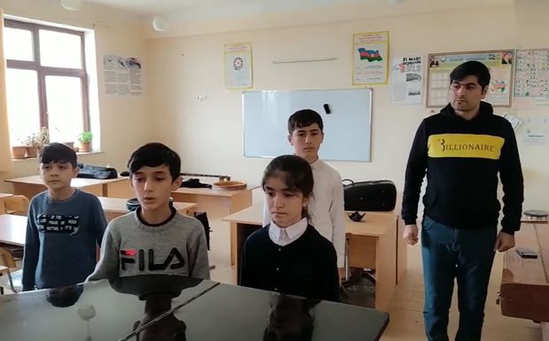 “Xudayar təsnifi” uşaqların ifasında - VİDEO