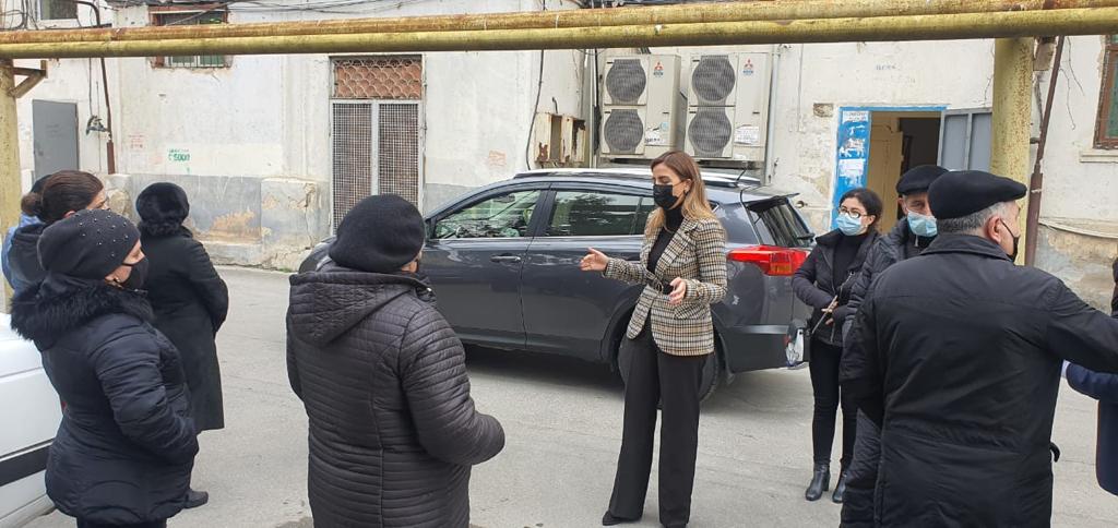 Könül Nurullayeva Nizami rayonunda seçiciləri ilə görüşləri davam etdirir