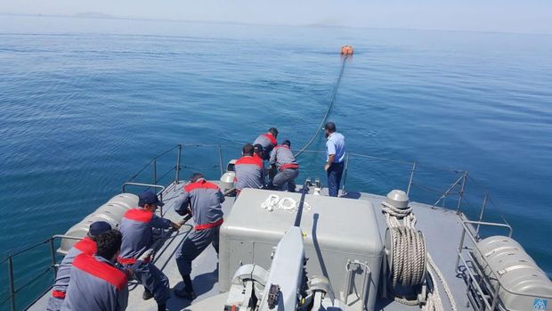 Azərbaycan hərbi dənizçiləri beynəlxalq təlimdə iştirak edirlər