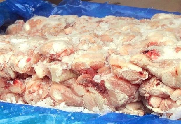 Gürcüstandan gətirilən dondurulmuş toyuq məhsulları yararsız çıxdı