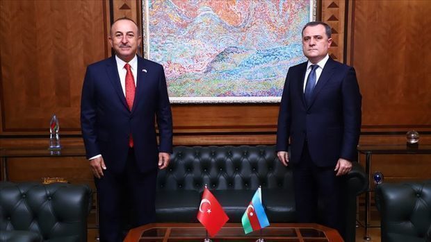Ceyhun Bayramov Mövlud Çavuşoğlunu təbrik etdi - FOTO