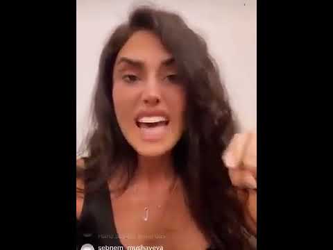Pərvin Abıyeva onu qınayanları təhqir etdi: “... yeyin!“ - Video