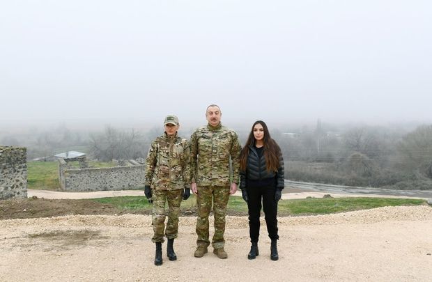 İlham Əliyev və Mehriban Əliyeva Füzuli, Zəngilan, Laçın və Cəbrayılda olublar - TAM MƏTN + FOTO