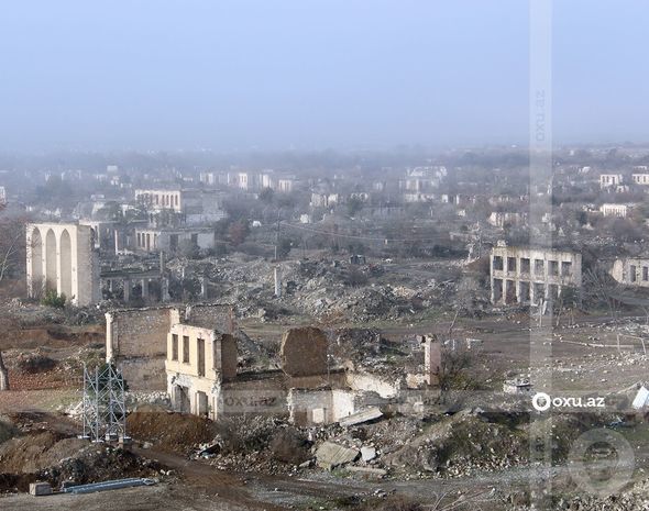 “Kommersant” Ağdam haqqında: Dağıntının miqyası xüsusilə qorxuya salır