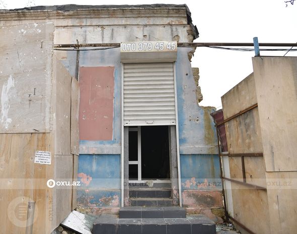 Bakıda tikinti şirkəti vətəndaşın obyektini bir ildi qanunsuz dağıdıb və bərpa etmək istəmir - FOTO/VİDEO