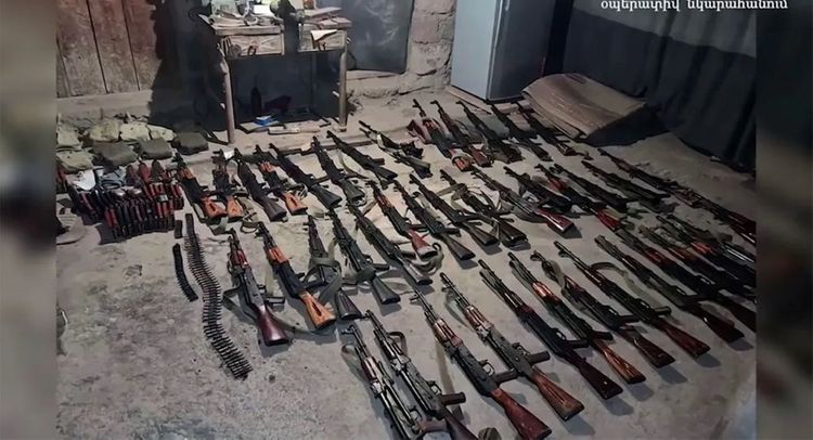 Ermənistan MTX Qarabağda silah ticarəti ilə məşğul olan şəxsi saxlayıb