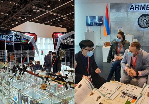 Ermənistan yenə rüsvay oldu: Azərbaycanın müasir texnikalarla çıxdığı sərgidə onlar buklet nümayiş etdi - FOTO