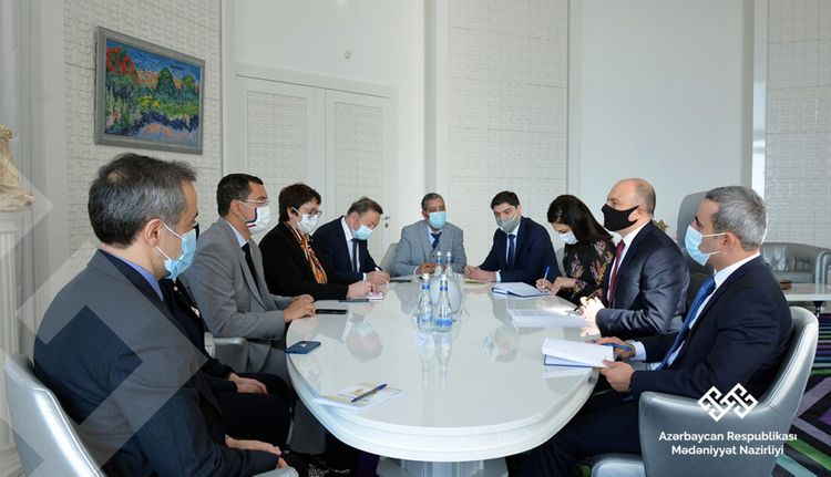 Mədəniyyət Nazirliyində Fransa Milli Assambleyasının nümayəndə heyəti ilə görüş keçirilib