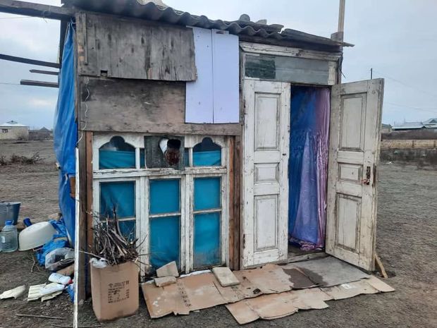 İmişlidə qadın üç övladı ilə çadırda yaşayır – FOTO/VİDEO