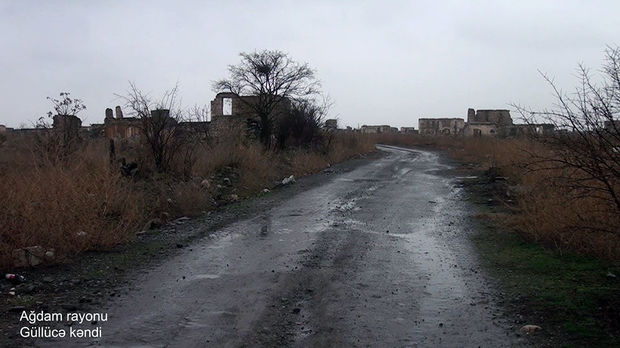Ağdamın Güllücə kəndindən görüntülər - VİDEO