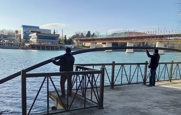 Mingəçevirin küçə və parklarının yaşıllıqları qorunacaq - SUVARMA ŞƏBƏKƏSİ ÇƏKİLİR