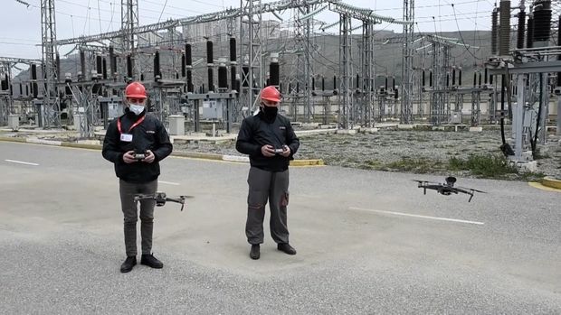 Dronlar Qarabağda elektrik qəzalarını müəyyən edəcək - VİDEO