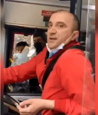 Bakıda avtobus sürücüsündən BİABIRÇI HƏRƏKƏT - ŞOK VİDEO