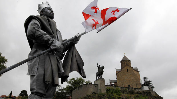 В Грузии офис партии Саакашвили подвергся нападению