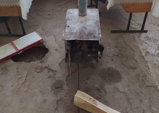 Школа Физулинского района находится в бедственном состоянии - ФОТО