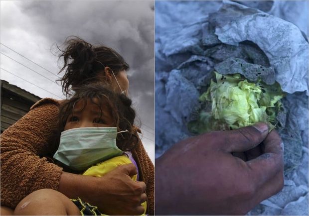 İndoneziyada təbii fəlakət ətraf məntəqələri ölü səhraya çevirdi - FOTO/VİDEO