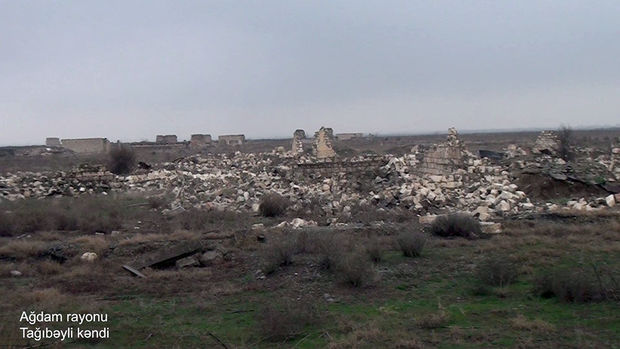 Ağdamın Tağıbəyli kəndindən görüntülər - VİDEO
