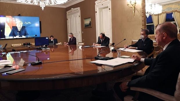 Ərdoğanla Merkel arasında görüş keçirilib - FOTO