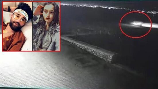 İki gəncin öldüyü dəhşətli qəzanın ANBAAN GÖRÜNTÜSÜ yayıldı