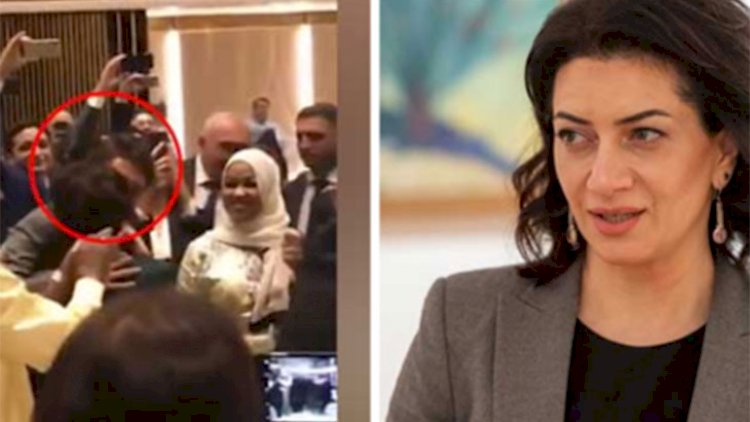Məşhur siyasətçi Anna Akopyanı öpdü, qalmaqal yarandı - VİDEO