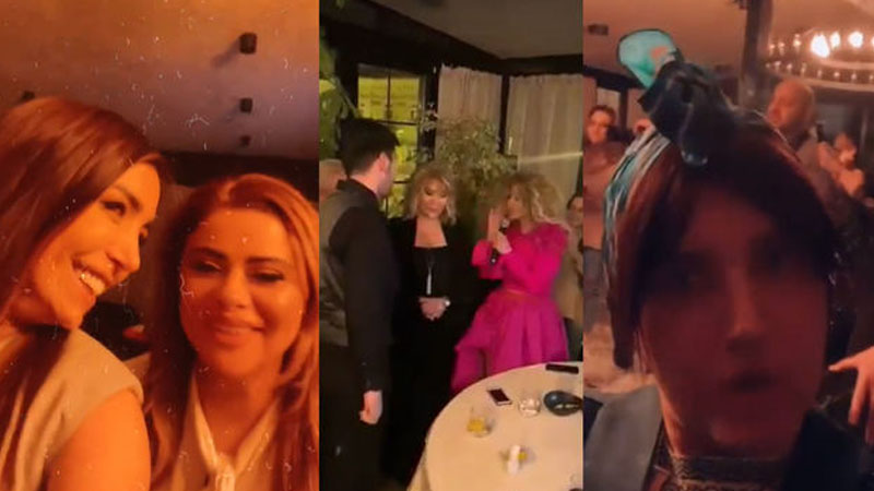 Aygün, Brilliant, Renka əyləncə gecəsində: Karantin qaydaları pozuldu (VİDEO)