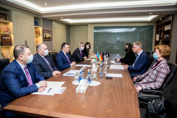 Sahil Babayev Almaniyanın Azərbaycandakı səfiri ilə görüşüb - FOTO