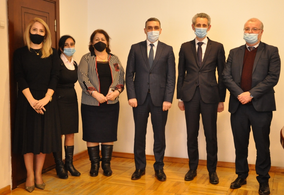 Fransa səfiri Mingəçevir Dövlət Universitetində olub