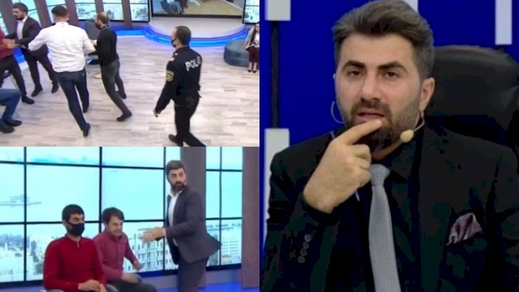 Zaurun verilişində mübahisə düşdü - Mikrofonu atıb, qıza hücum etdi