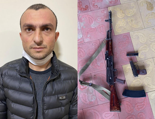 “Bandotdel” əməliyyat keçirdi: Silahlı şəxs tutuldu - FOTO