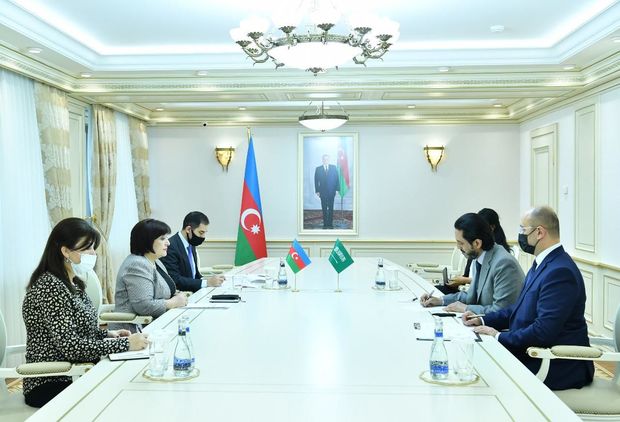 Sahibə Qafarova Səudiyyə Ərəbistanının səfiri ilə görüşdü