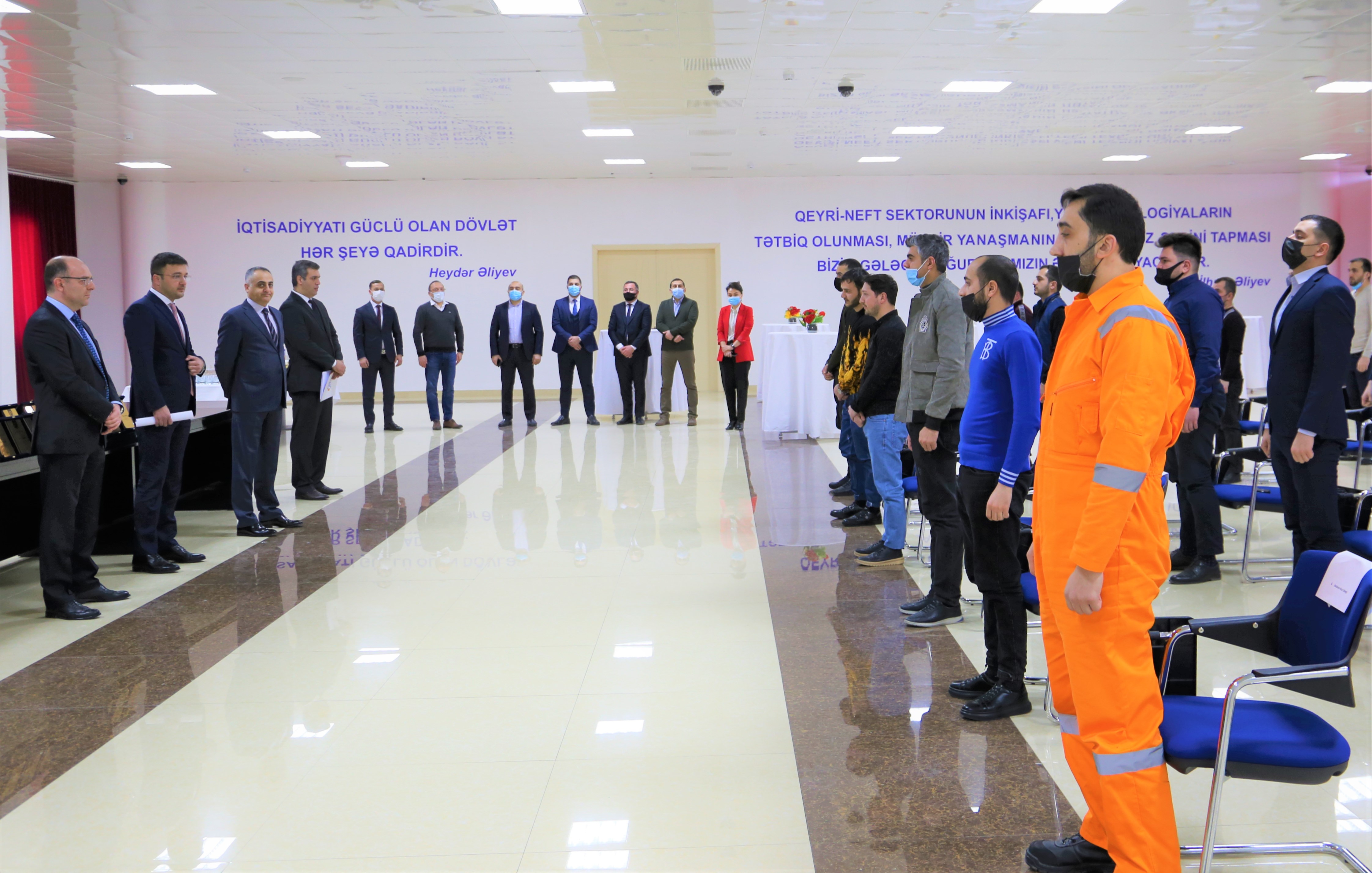 “Sumqayıt Texnologiyalar Parkı”nda  Vətən müharibəsində iştirak etmiş əməkdaşlarla görüş