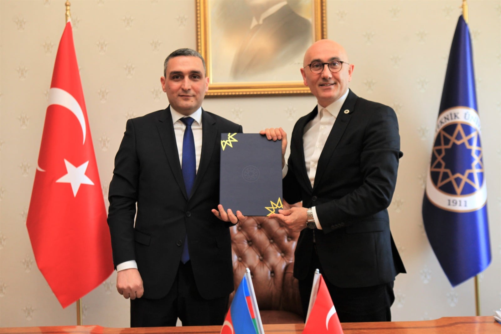 Mingəçevir Dövlət Universiteti ilə Yıldız Teknik Universiteti arasında əməkdaşlıq protokolu imzalanıb