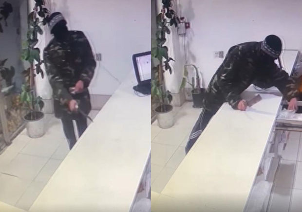 Gəncədə çapacaqla quldurluq edən ələ keçdi - FOTO