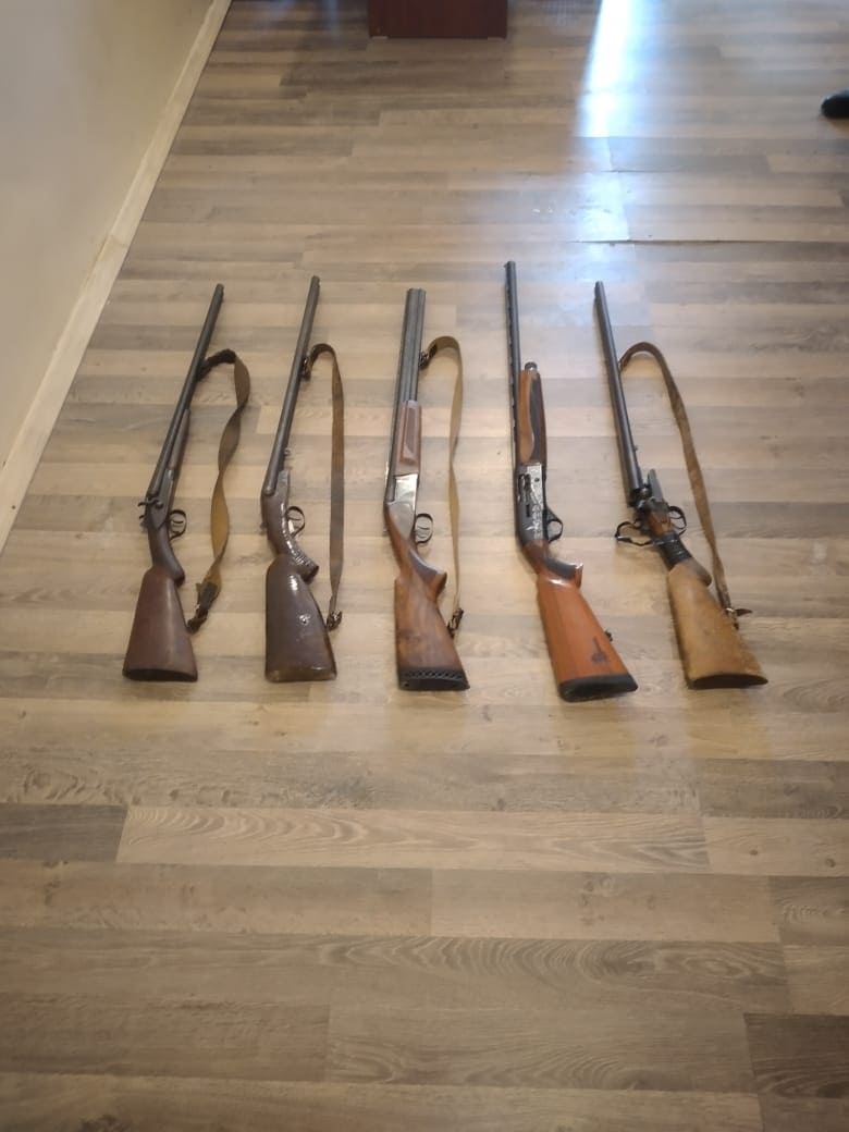 Ağstafada qanunsuz silah saxlayan şəxslər məsuliyyətə cəlb olunub-FOTO