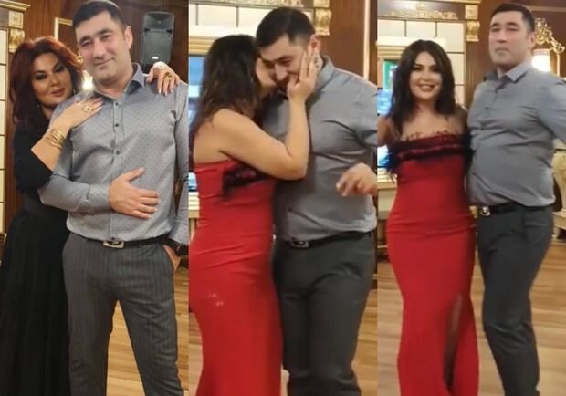 Qumral qırmızı libasda elə rəqs etdi ki...- VİDEO