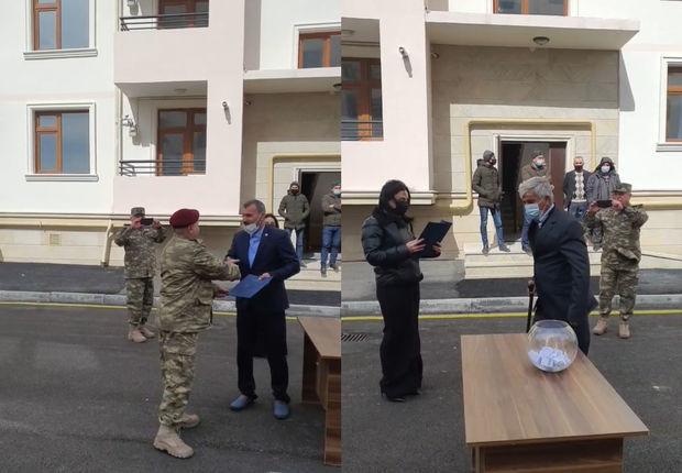 Семьям шехидов и участникам Карабахской войны предоставлены квартиры - ВИДЕО