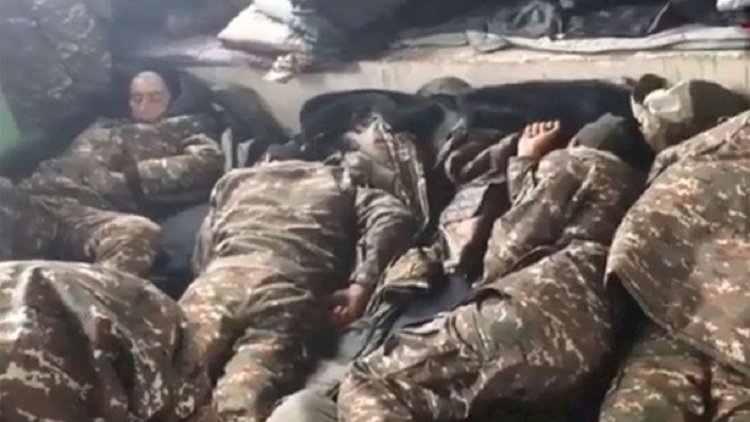 Azərbaycanla sərhəddə xidmət edən erməni hərbçilər acınacaqlı vəziyyətdə - VİDEO