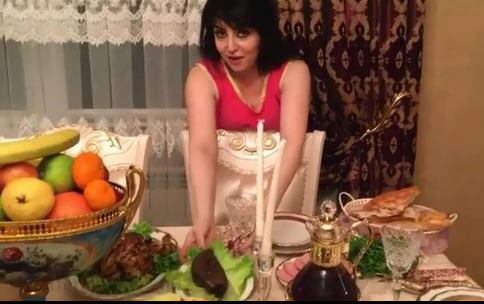 Afət bayram süfrəsini NÜMAYİŞ ETDİRDİ - VİDEO