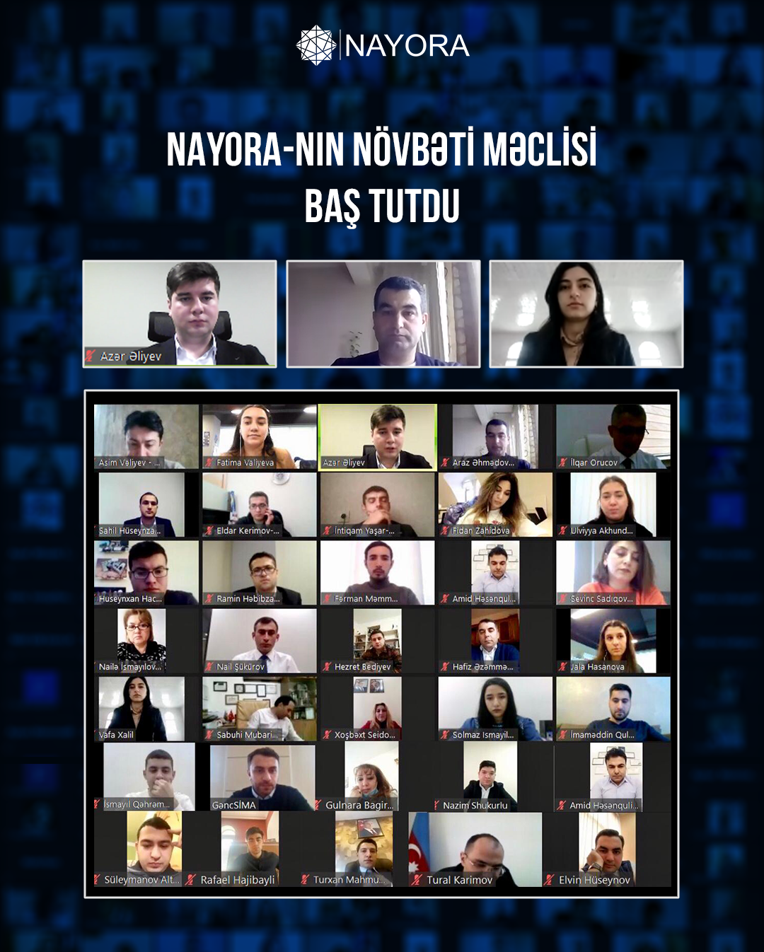 Gənclər Təşkilatları Milli Şurası Baş katib və yeni üzvlərini seçdi