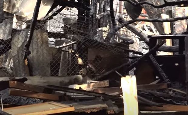 В Баку сгорели семь домов вынужденных переселенцев - ВИДЕО