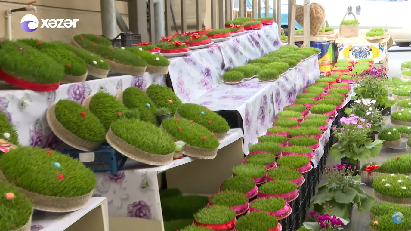 Bazarda 600 manata səməni satılıb - VİDEO