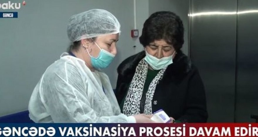 В Гяндже продолжается процесс вакцинации - ВИДЕО