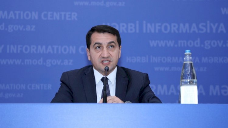 “Ermənistan bizdən üzr istəməlidir” - Hikmət Hacıyev