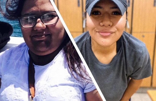 Sevgilisinin acığına 70 kilo arıqlayıb GÖZƏLLƏŞDİ - FOTOLAR