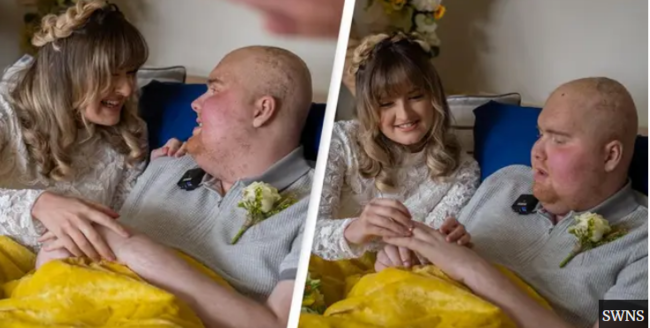 Ölümcül xəstə olduğunu öyrənən tələbə TOY ETDİ - FOTO