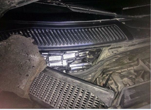 Gömrükçülər Gürcüstandan gələn yük avtomobillərində siqaretlər aşkar ediblər