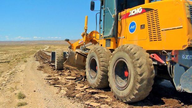 Müasir turizm infrastrukturuna gedən yeni avtomobil yolu inşa edilir