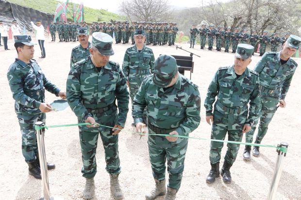 Ermənistanla sərhəddə növbəti hərbi hissə fəaliyyətə başlayıb - FOTO